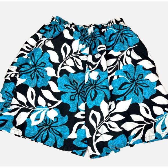 Speedo Hawaiian Print Swim Trunks - Picture 1 of 6